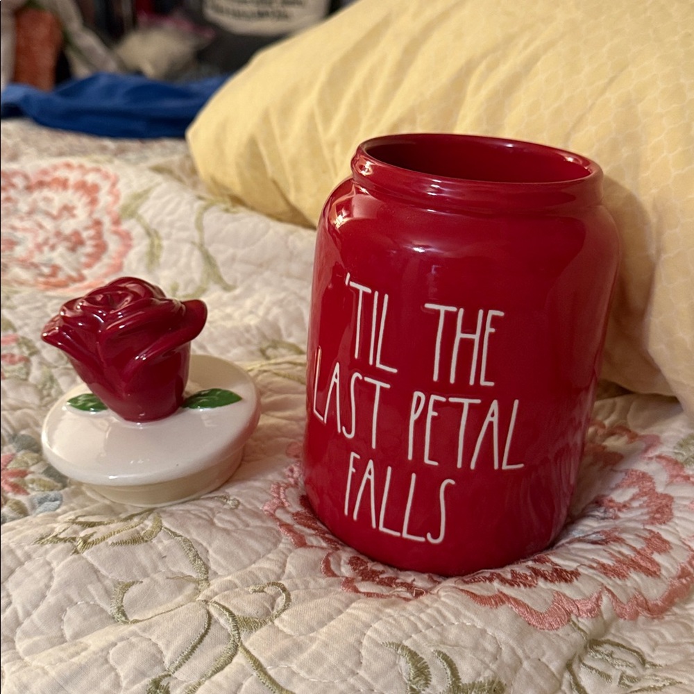 Rae Dunn‎ Disney ‘TIL THE LAST PETAL FALLS Canister - Picture 3 of 4